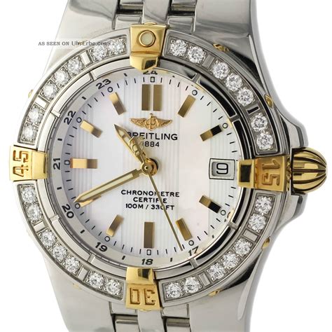 breitling uhr damen gold bicolor|was kostet eine Breitling uhr.